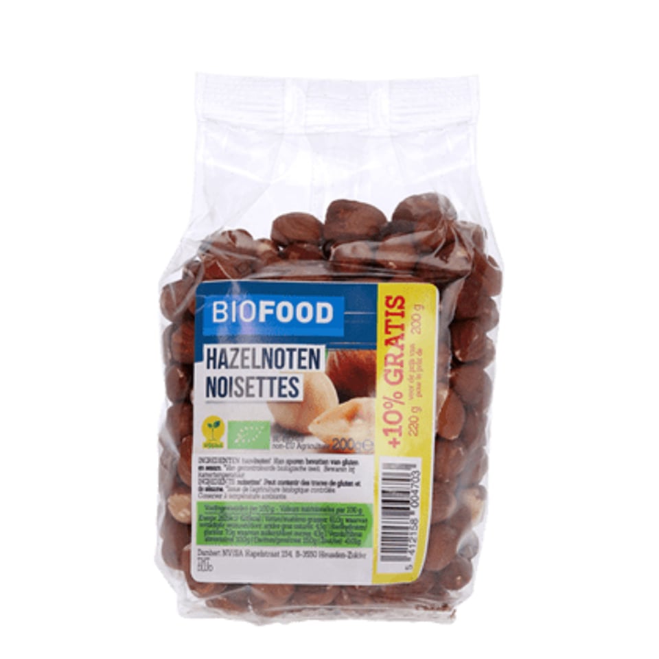 Damhert Biofood Hazelnoten Bio