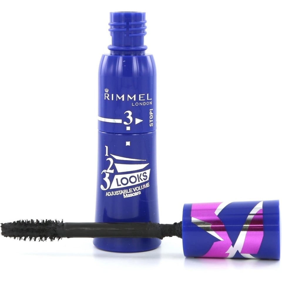 Rimmel London Mascara 1-2-3 Looks Black