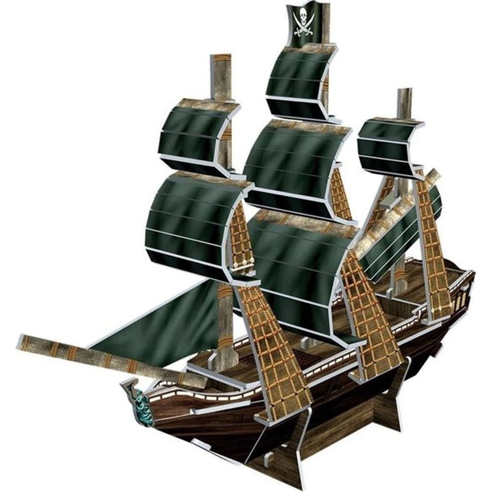 Puzzel 3d Piratenschip