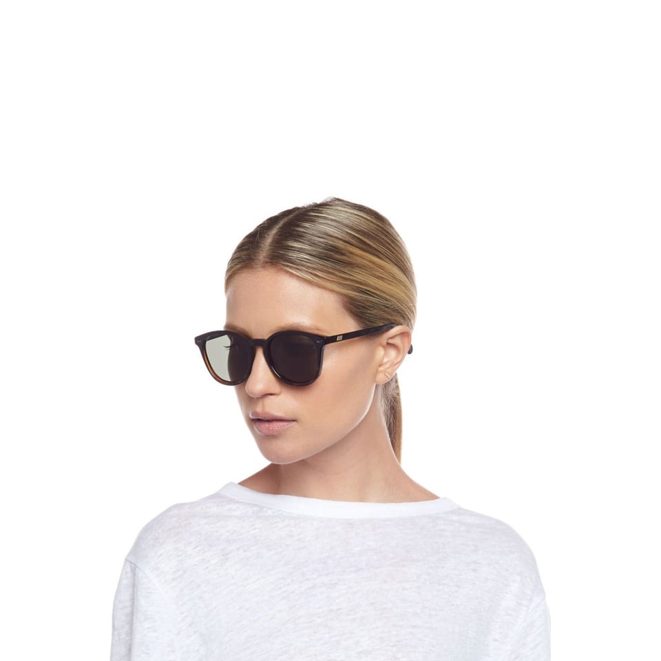Le Specs Bandwagon Sunglasses - Black Tortoise Polarized