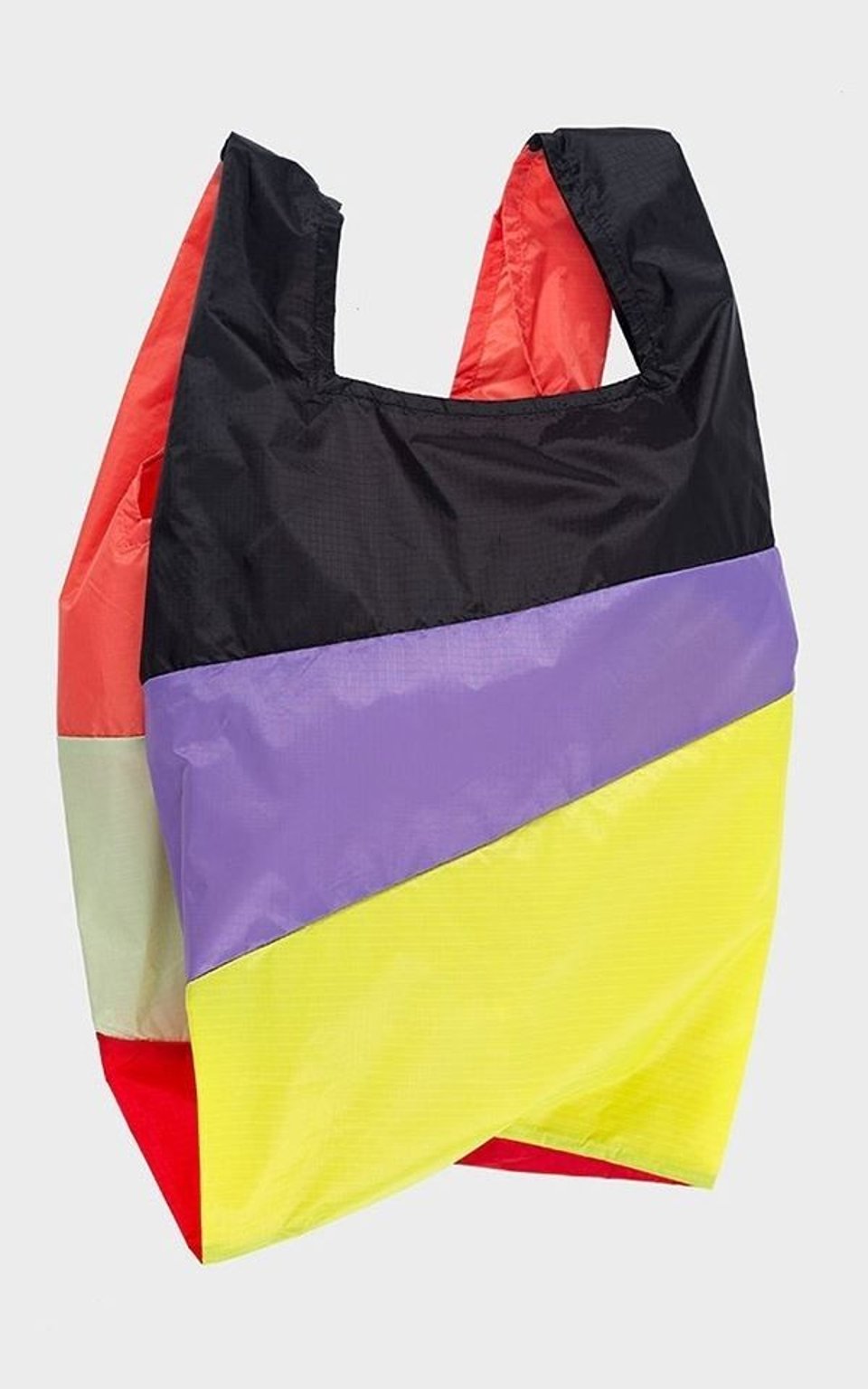 SUSAN BIJL Party Electric Blue エコバッグM Shopping Bag Party - Color: Party Electric Blue - Size: M | Peddler