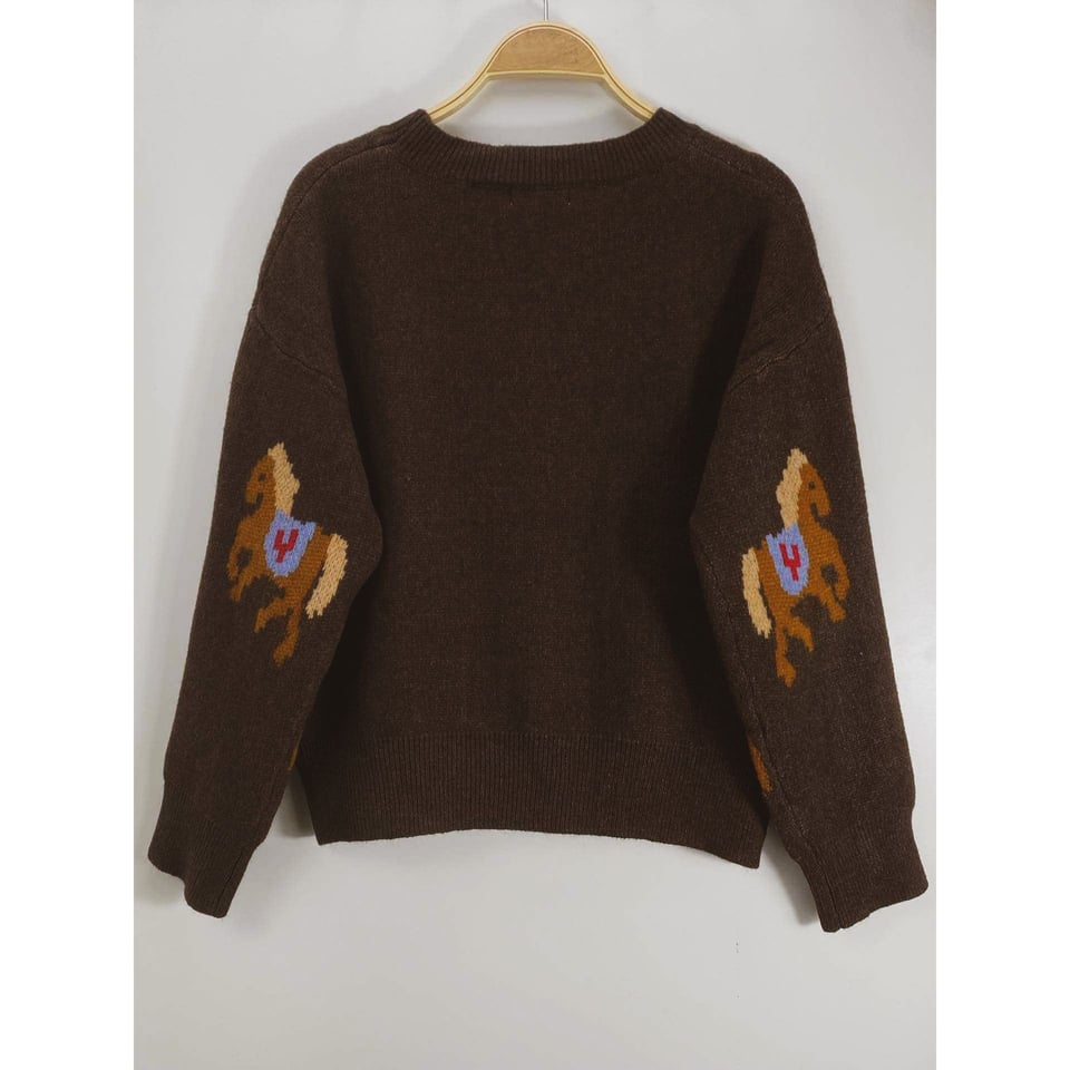 Coolest Soft Horse printed Jumper