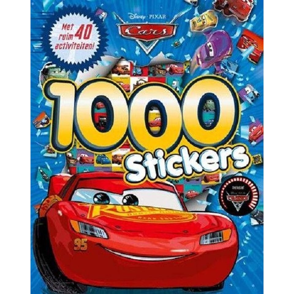 Disney Pixar Cars 3. 1000 Stickers 4+