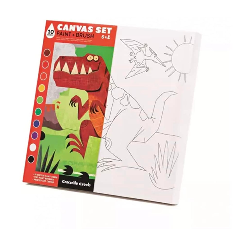 Crocodile Creek Canvas Dinosaur
