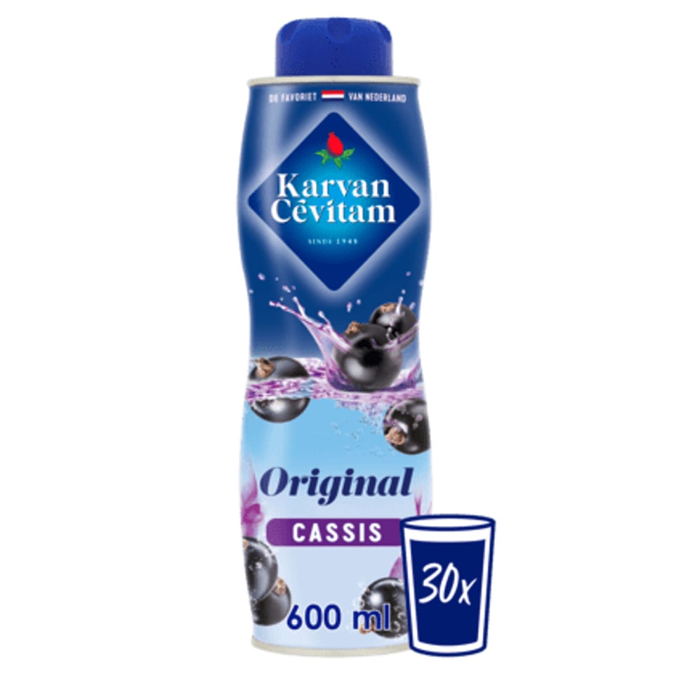 Karvan Cévitam Original Cassis Siroop