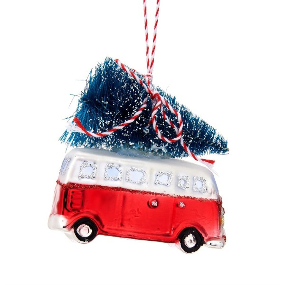 Kerstbal Xmas Camper Tree