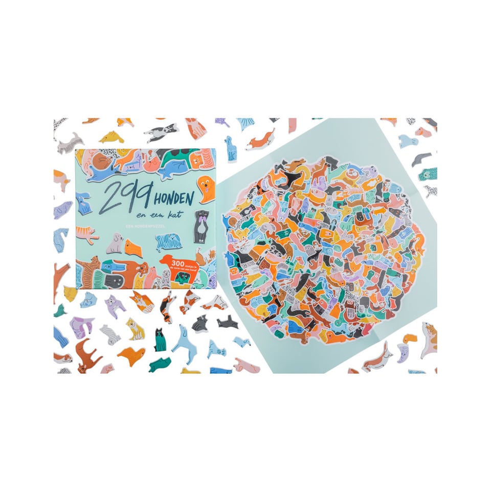 BIS 299 Honden en Een Kat Puzzel
