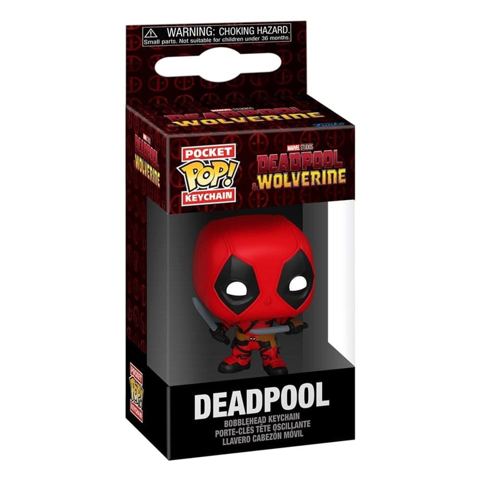 Pocket Pop! Keychain Marvel Deadpool & Wolverine - Deadpool Figuur