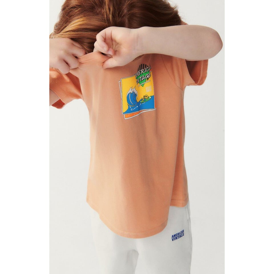 American Vintage Fizvalley T-Shirt Nude Vintage