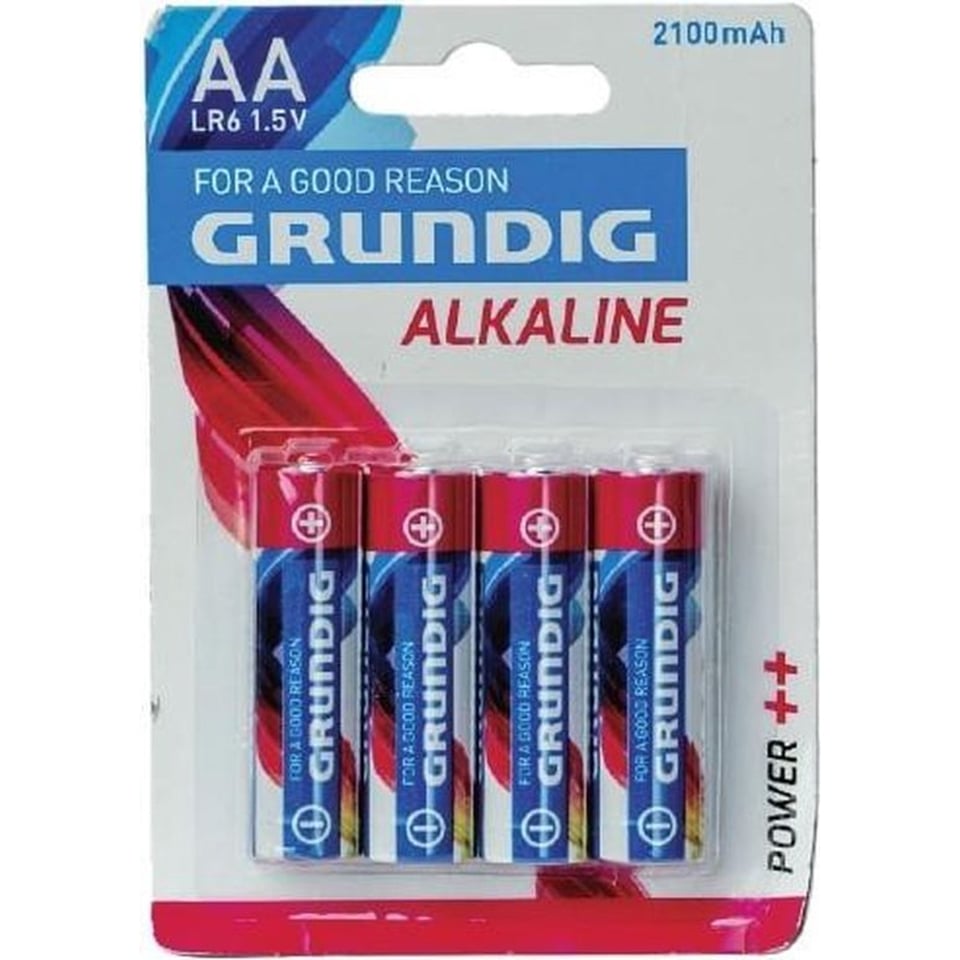 Grundig Aa Batterijen Alkaline 4 Stuks