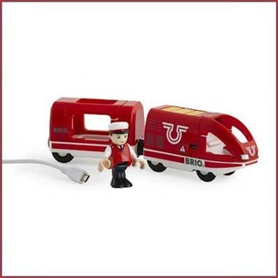 Brio Oplaadbare Travel Trein Met USB-Kabel