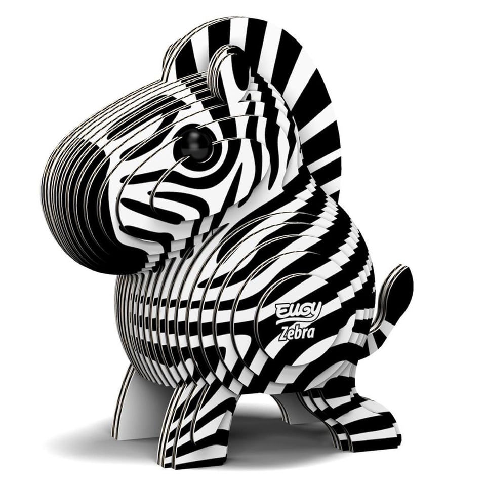 Kartonnen 3D Puzzel Zebra