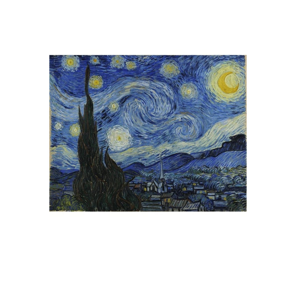 Kunstsokken Sterrennacht Vincent Van Gogh