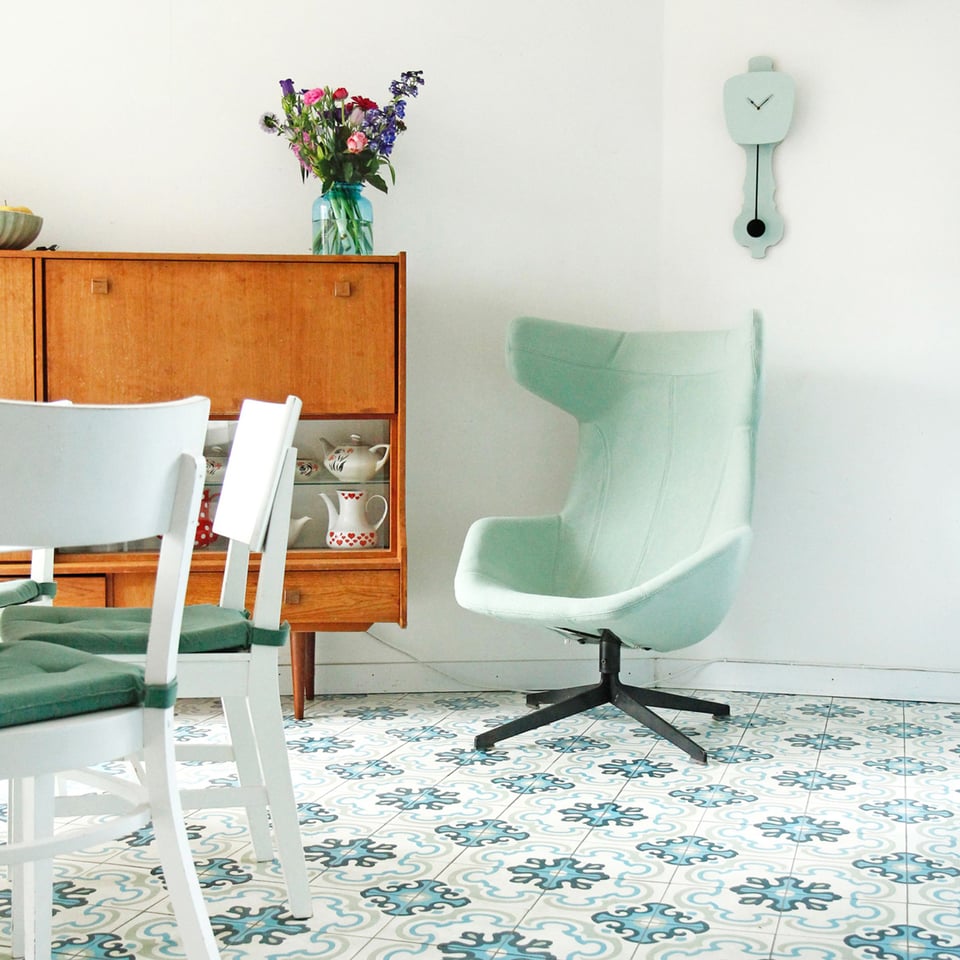 Kies Zelf Je Wand Kloq - Mint Groen