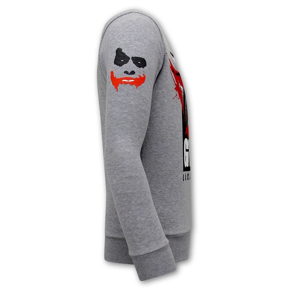 Heren Sweater - Straight Outta Ghetto - Grijs