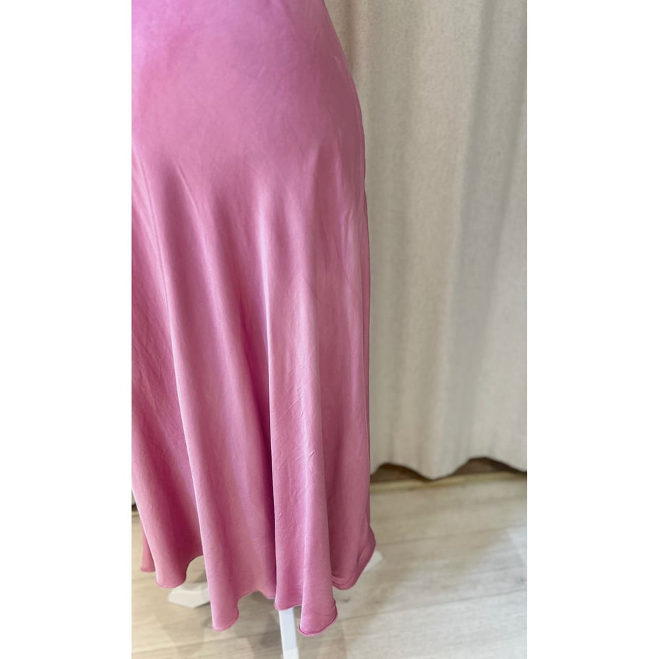 Oud Roze - Satin Look Skirt - OneSize