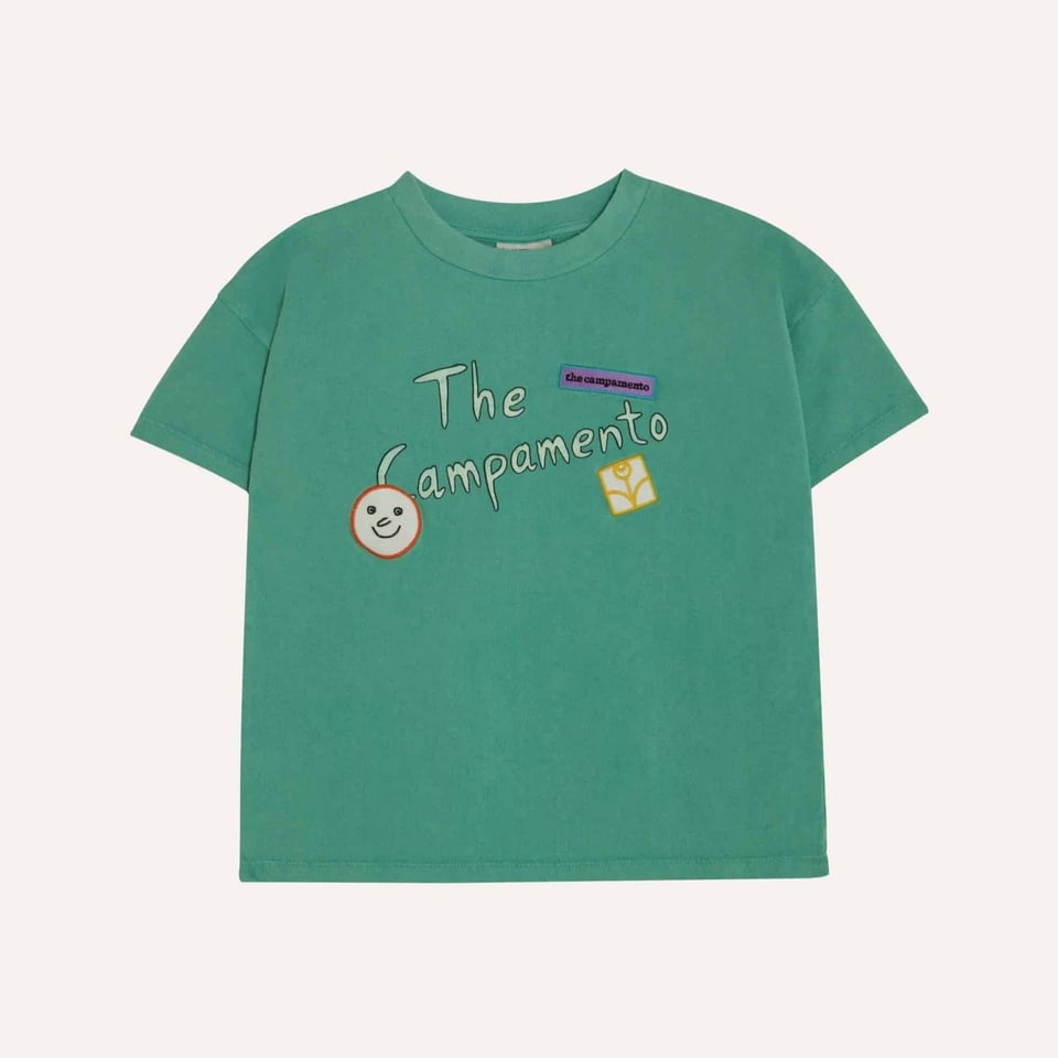 The Campamento Green Washed Kids Tshirt