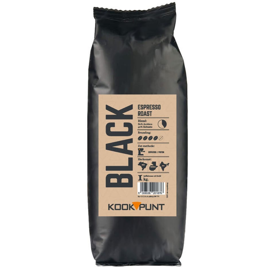 Kookpunt Black Label Koffiebonen, 6kg