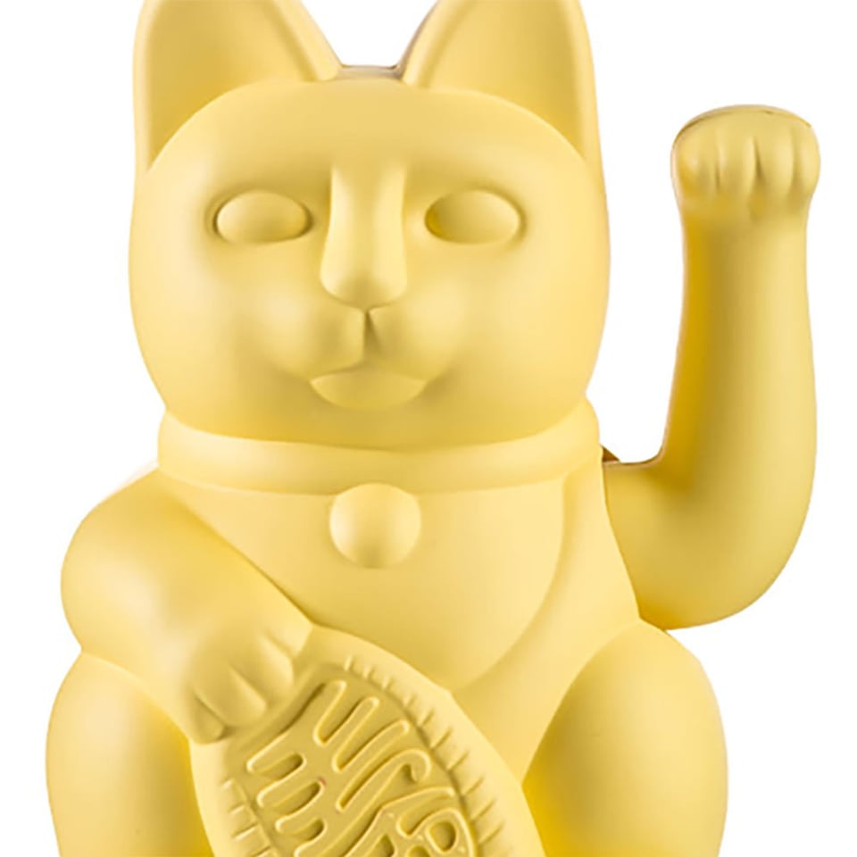 Lucky Cat Yellow 10x15cm