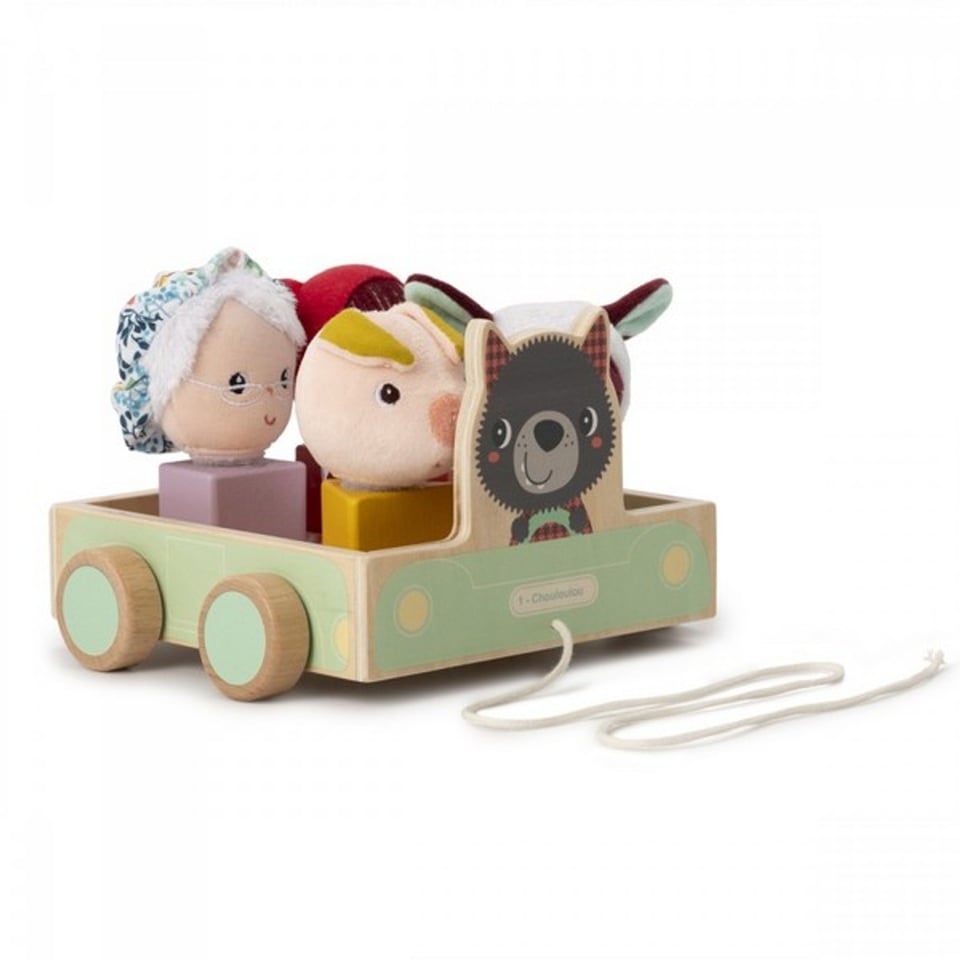 Lilliputiens Trekauto Met Vormpjes Louis