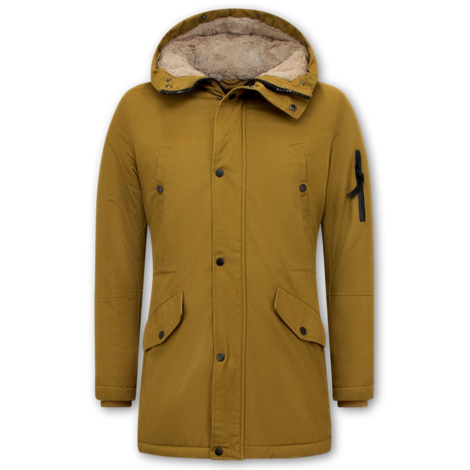 Winterparka Heren Met Capuchon - 7105 - Geel