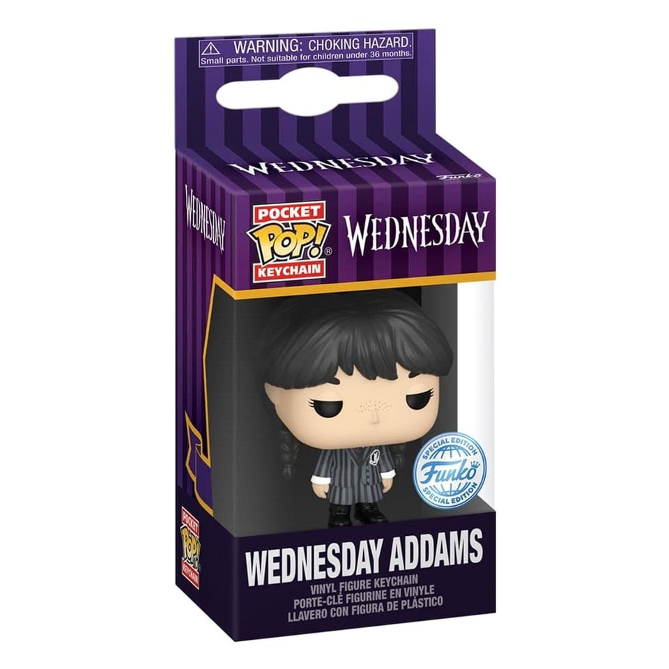 Pocket Pop! Keychain - Wednesday Addams