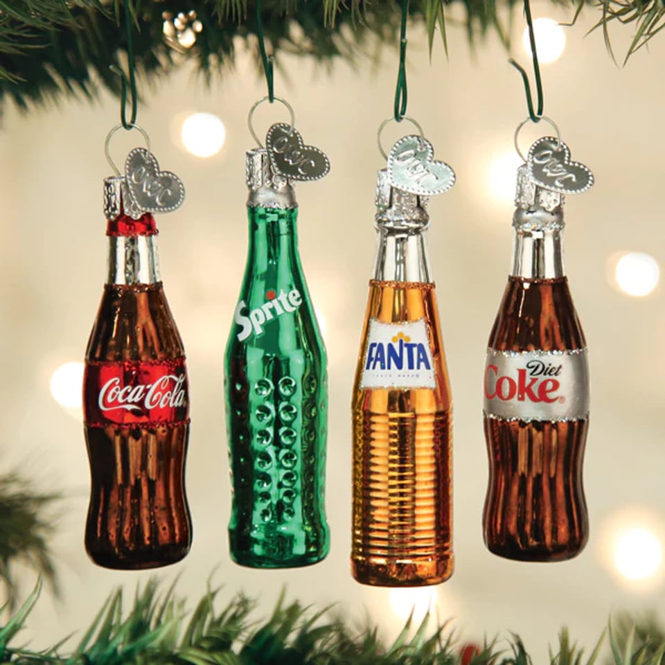 Kerstbal Coca-Cola Serie Mini Set Van 4