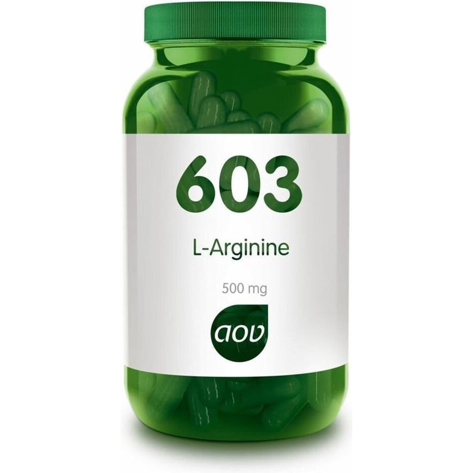 AOV 603 L-Arginine (500 Mg) - 90 Vegacaps - Aminozuren - Voedingssupplementen