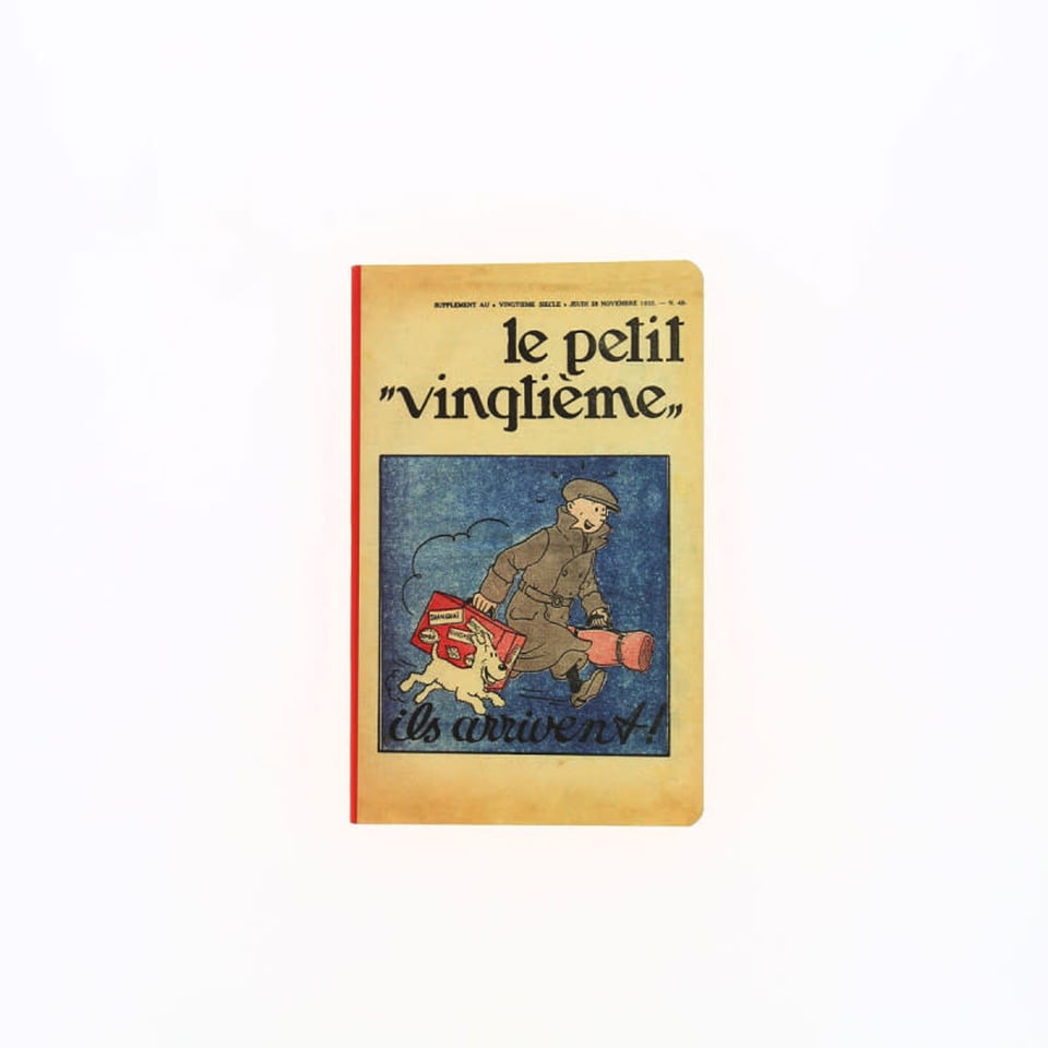 Kuifje Notitieboekje A5 - Le Petit Vingtième De Thuiskomst