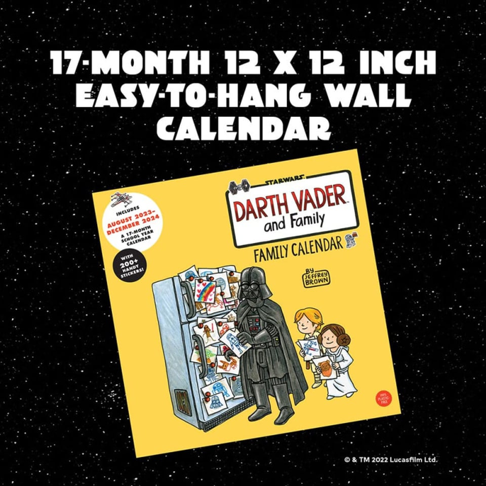 Star Wars Family Calendar: Darth Vader and Family