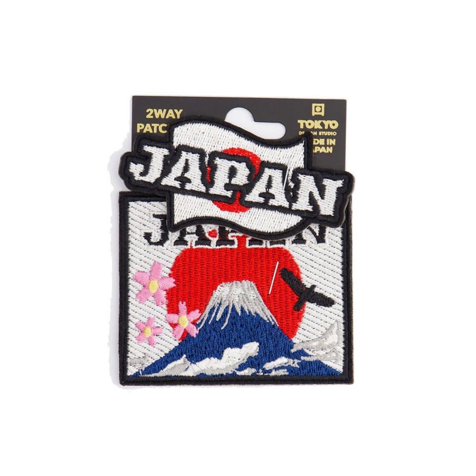 Stickers & Textiel Patch Japan Graphics 6cm Geborduurd