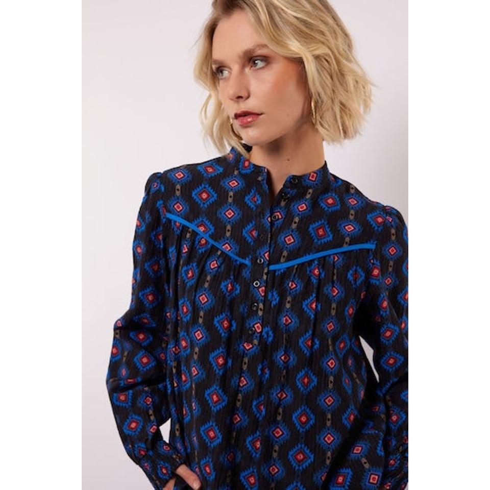 FLURESK Blouse Rhodes Blue