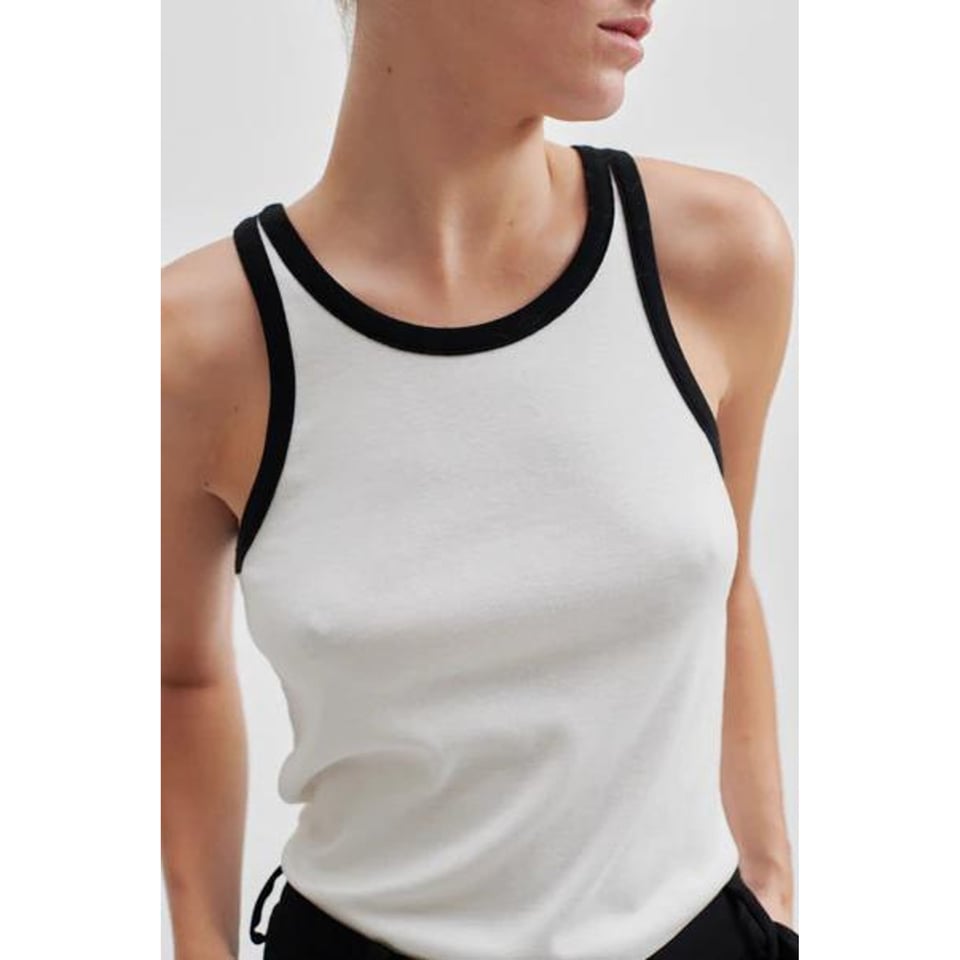 Second Female Elvida Tank Top White