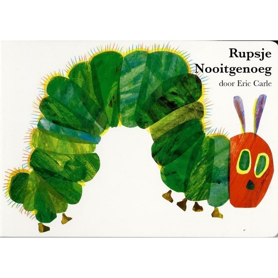 Rupsje Nooitgenoeg (Groot Kartonboek) 3+