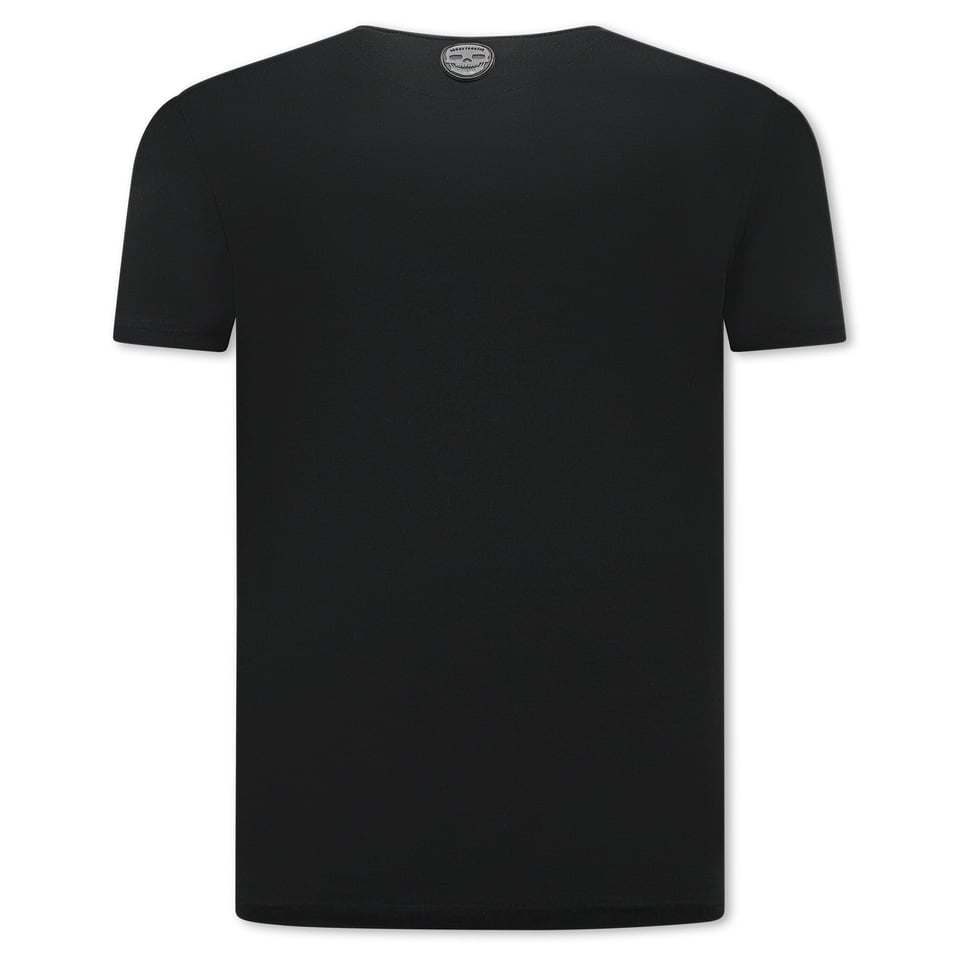 EL Padrino Print Heren T-Shirt - Zwart