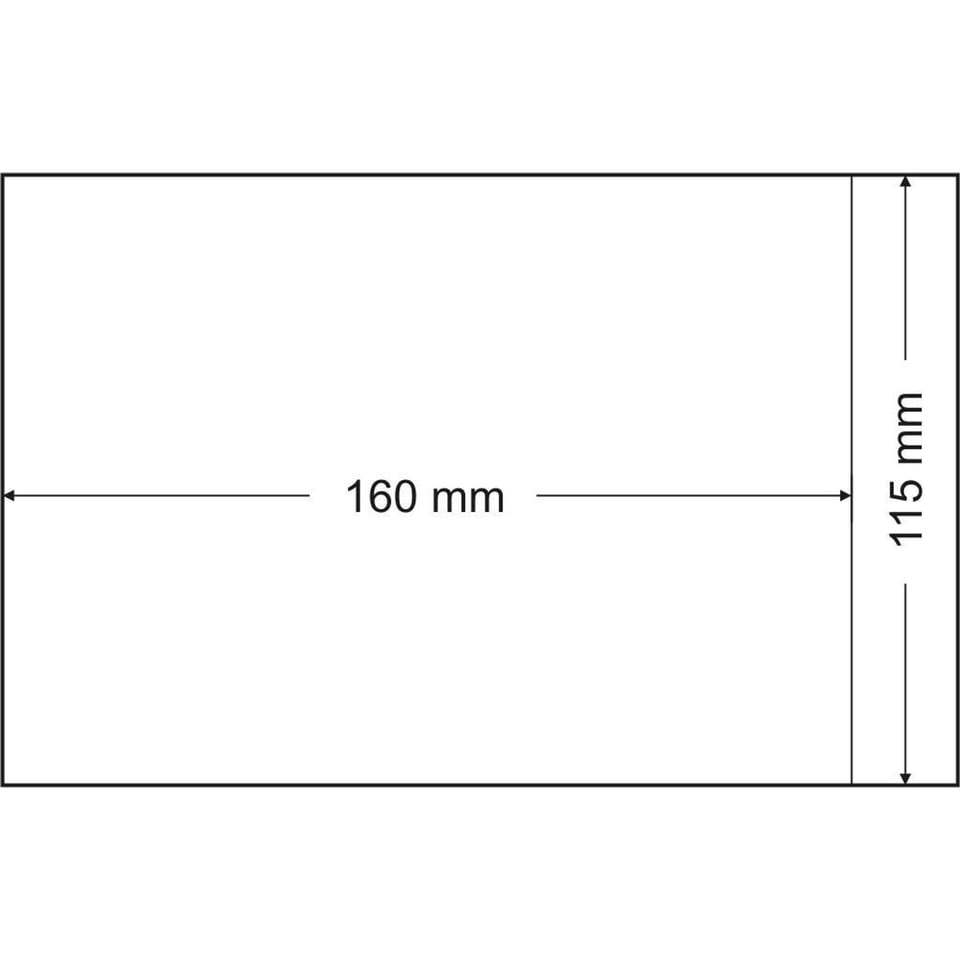 Pergamijnzakjes 115 X 160 Mm - 500 Stuks