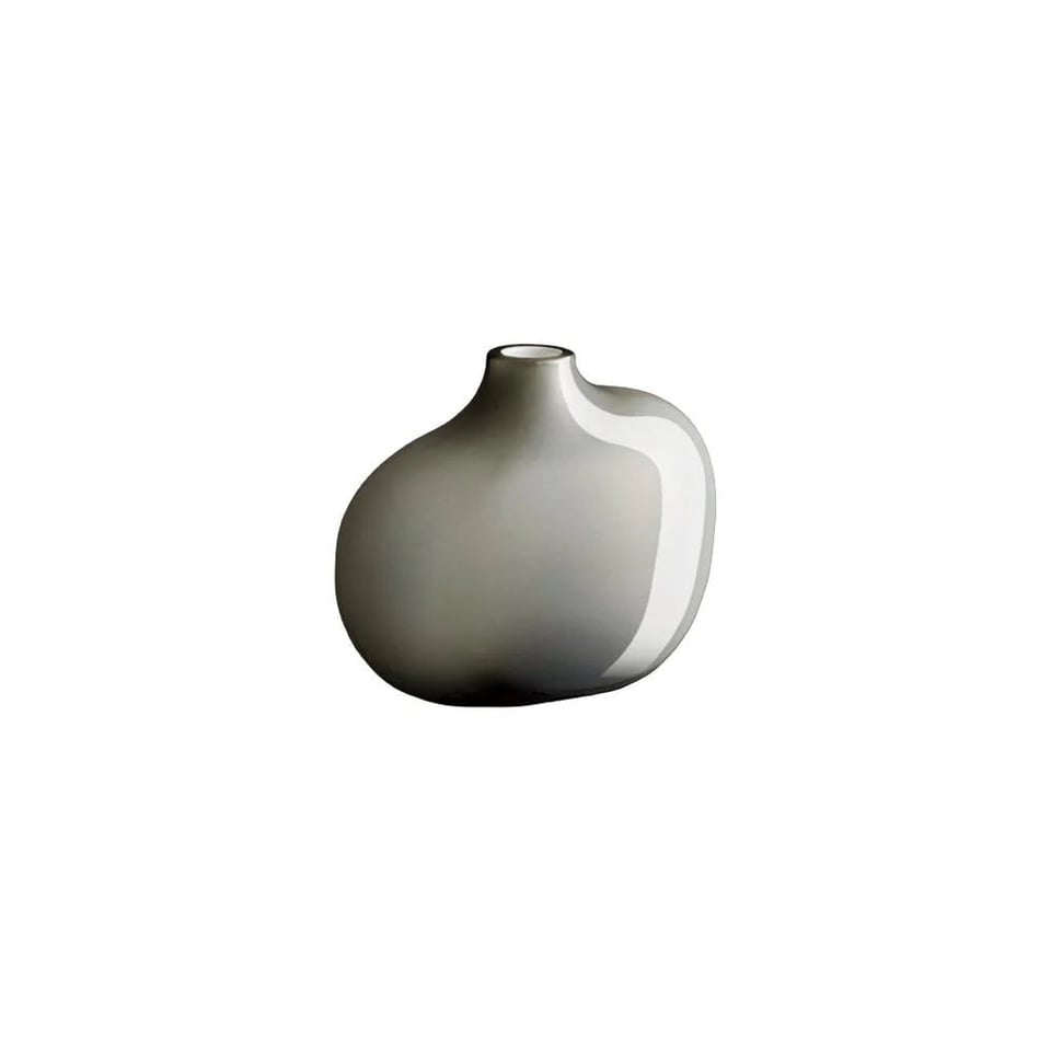 Kinto SACCO vase glass 01 Gray