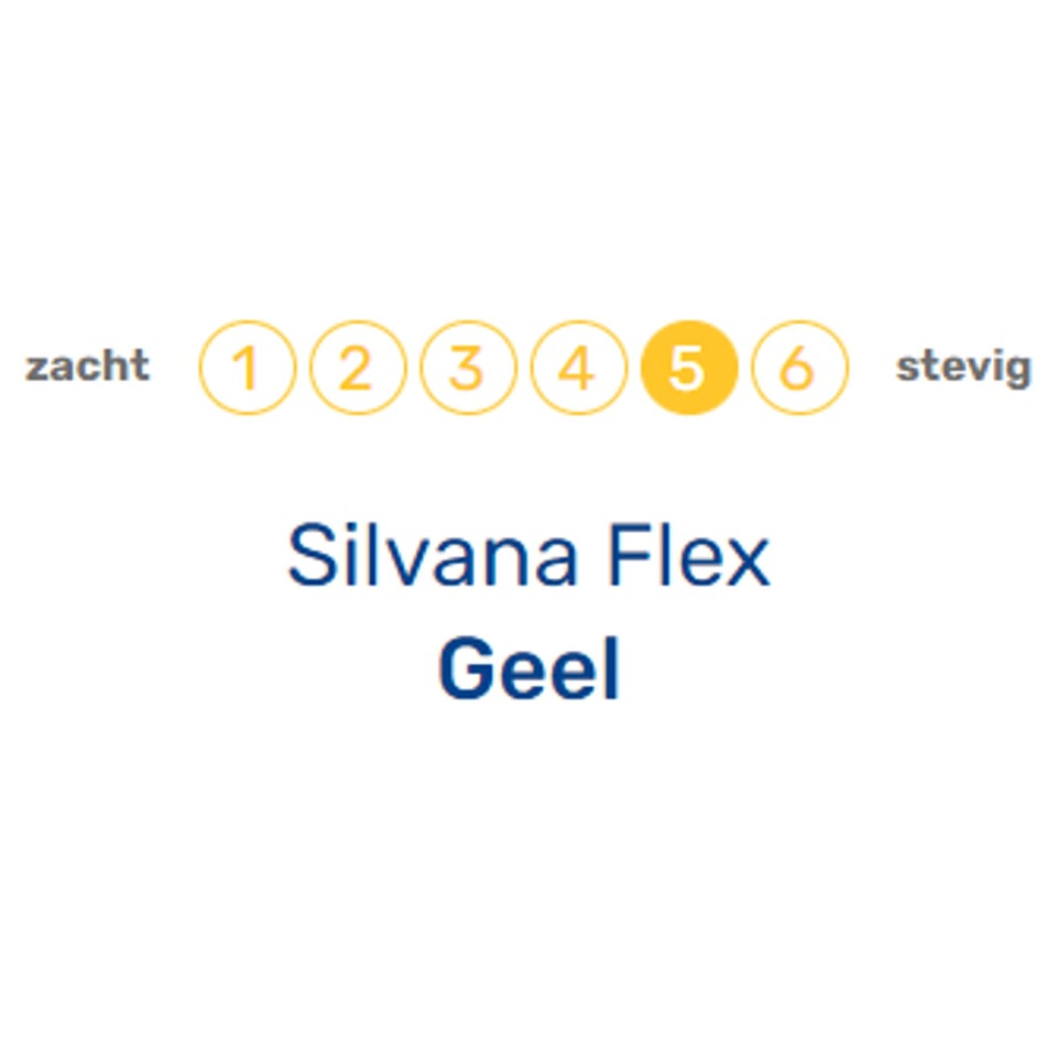 Silvana Flex Geel Zacht 14 Cm Hoofdkussen