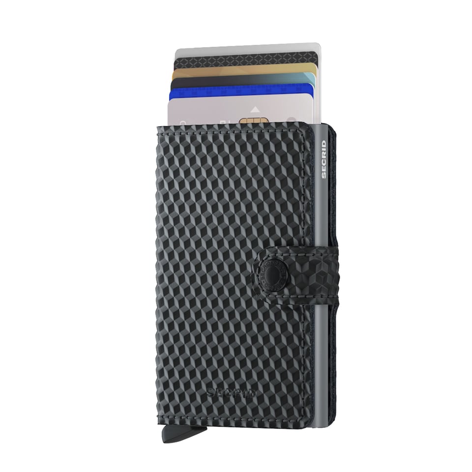 Secrid Miniwallet cubic black - titanium