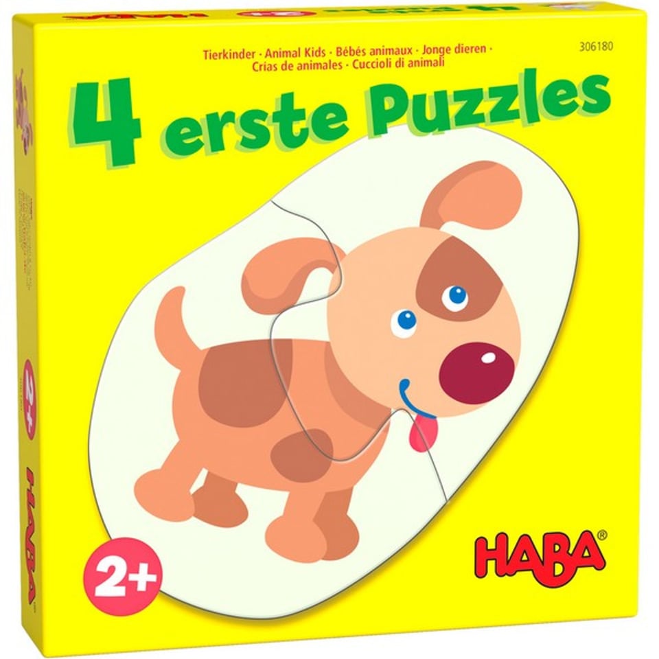 4 Eerste Puzzels Jonge Dieren