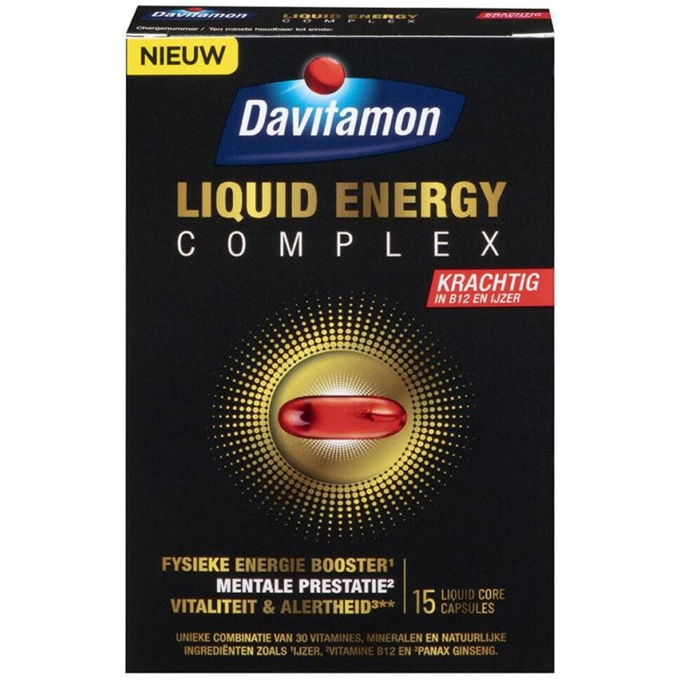 Davitamon Liquid Energy Compl 15ca