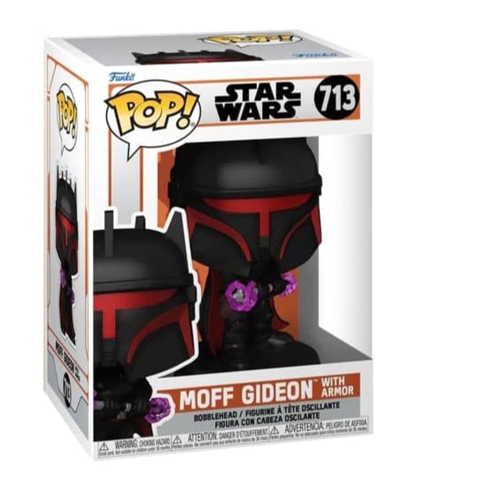 Pop! Star Wars 713 - Moff Gideon with Armor - Bobblehead Figuur