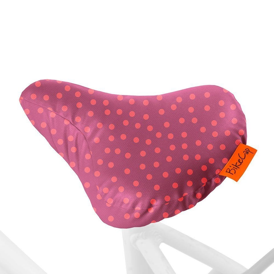 BikeCap Zadelhoes Cerise Dotty