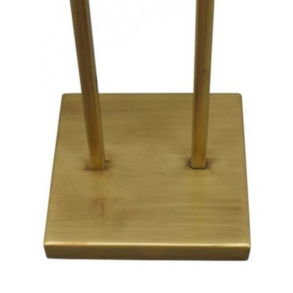 Vloer Lamp Voet Rectangle Brons Metaal 20x144cm