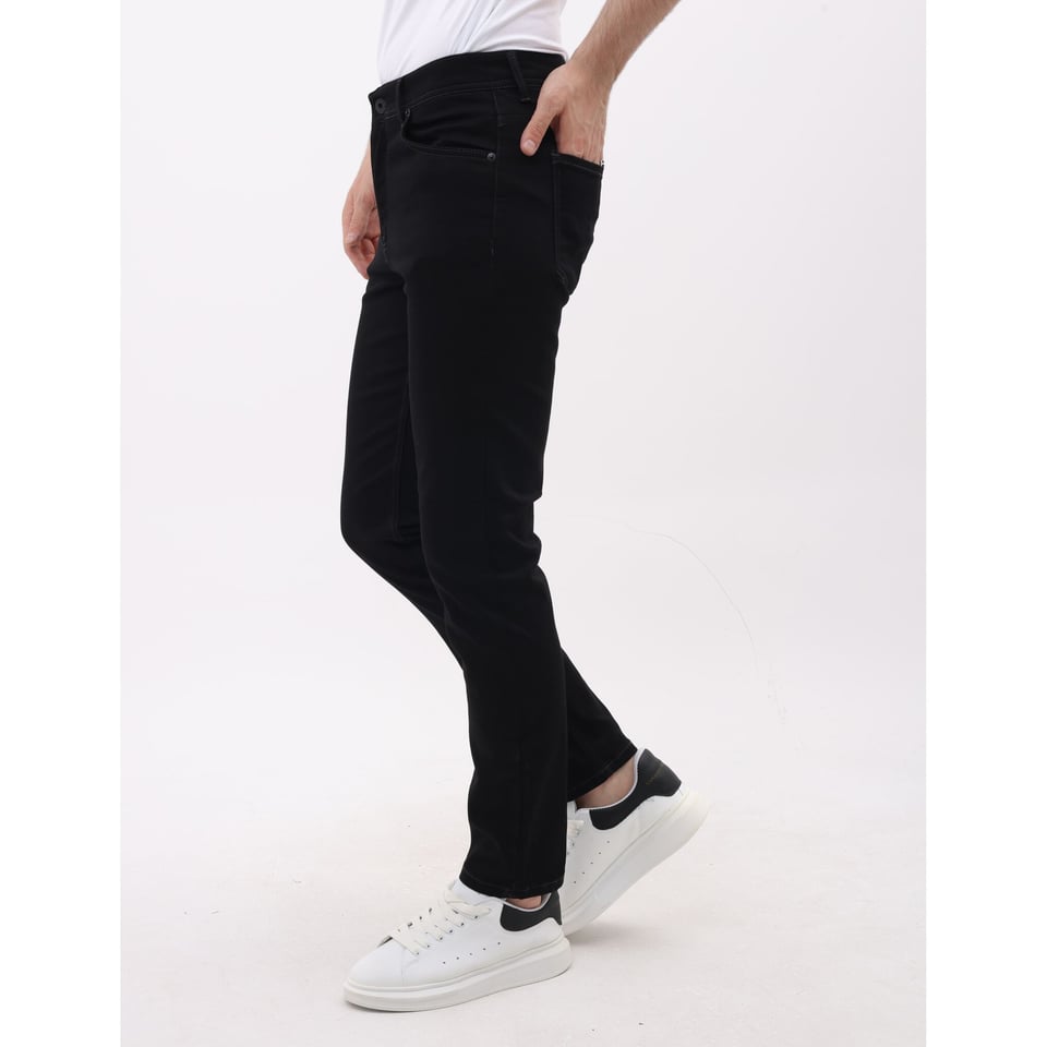 Spijkerbroek Mannen - Nette Stretch Spijker Broek Heren - Regular Fit - MM-R-04 - Zwart