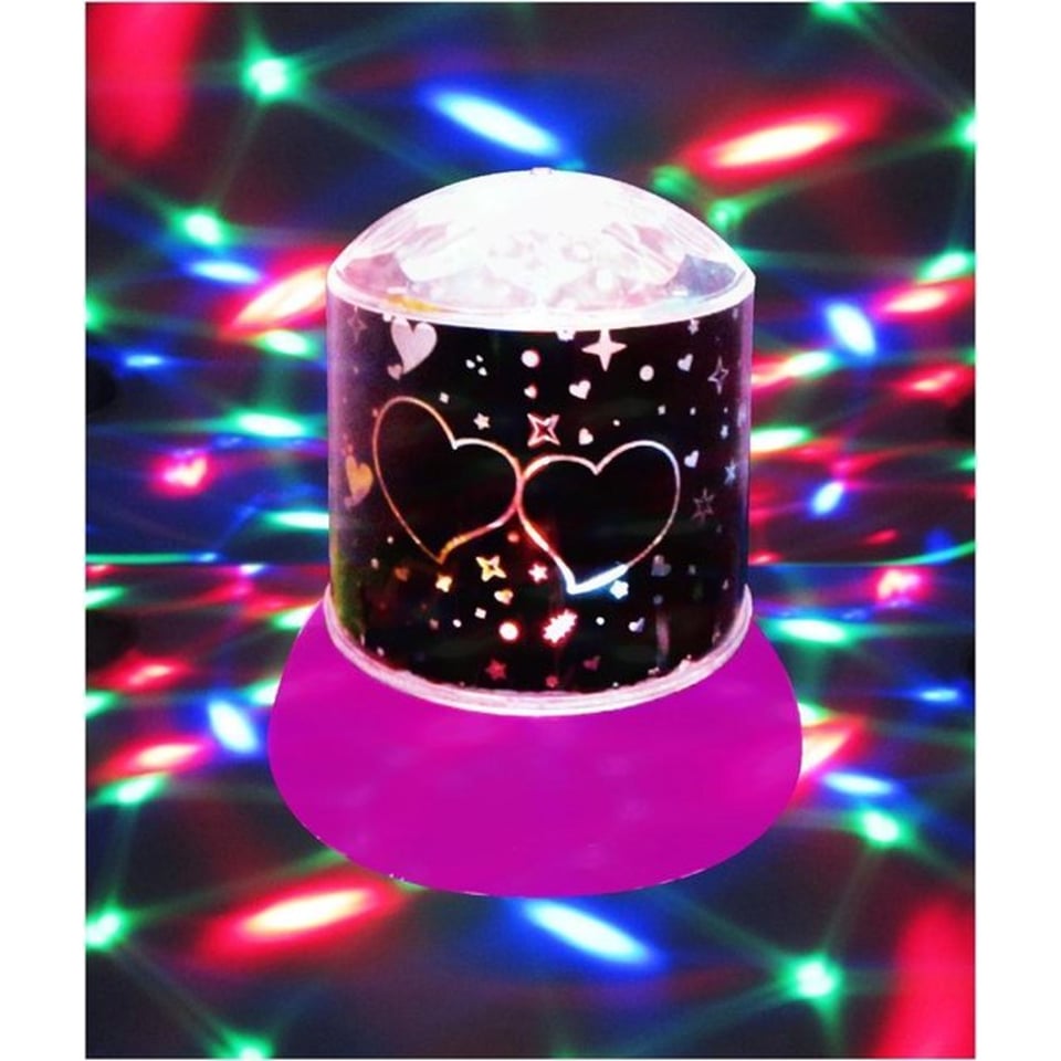 Disco Nachtlamp Galaxy Roze