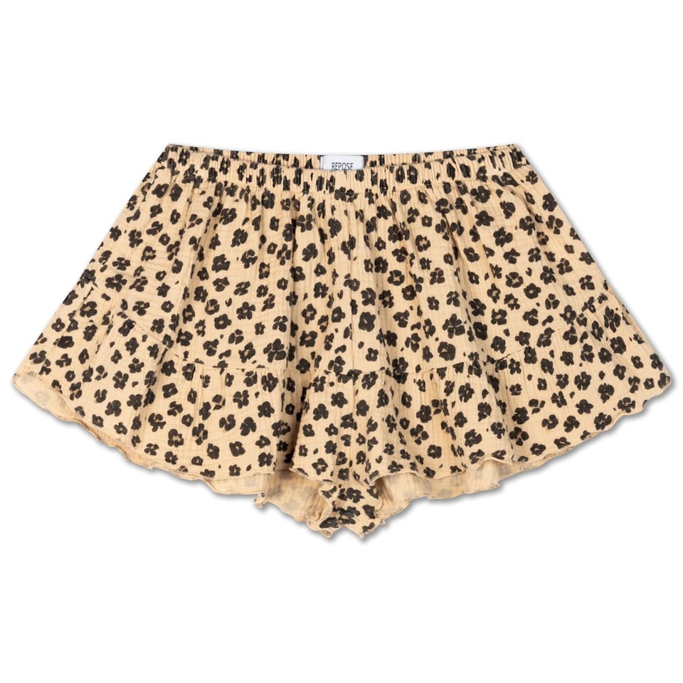 Repose Ams 39. Skirt Short Leopard Flower