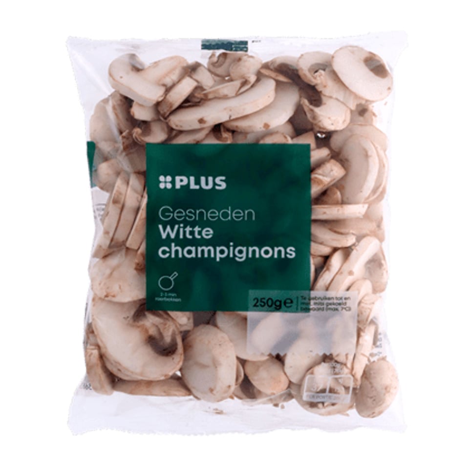 PLUS Witte Champignons Gesneden