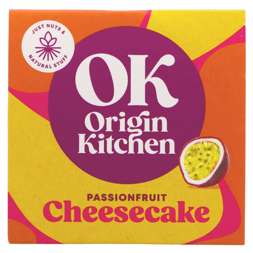 Origin Kitchen Passion Fruit Cheesecake 75g