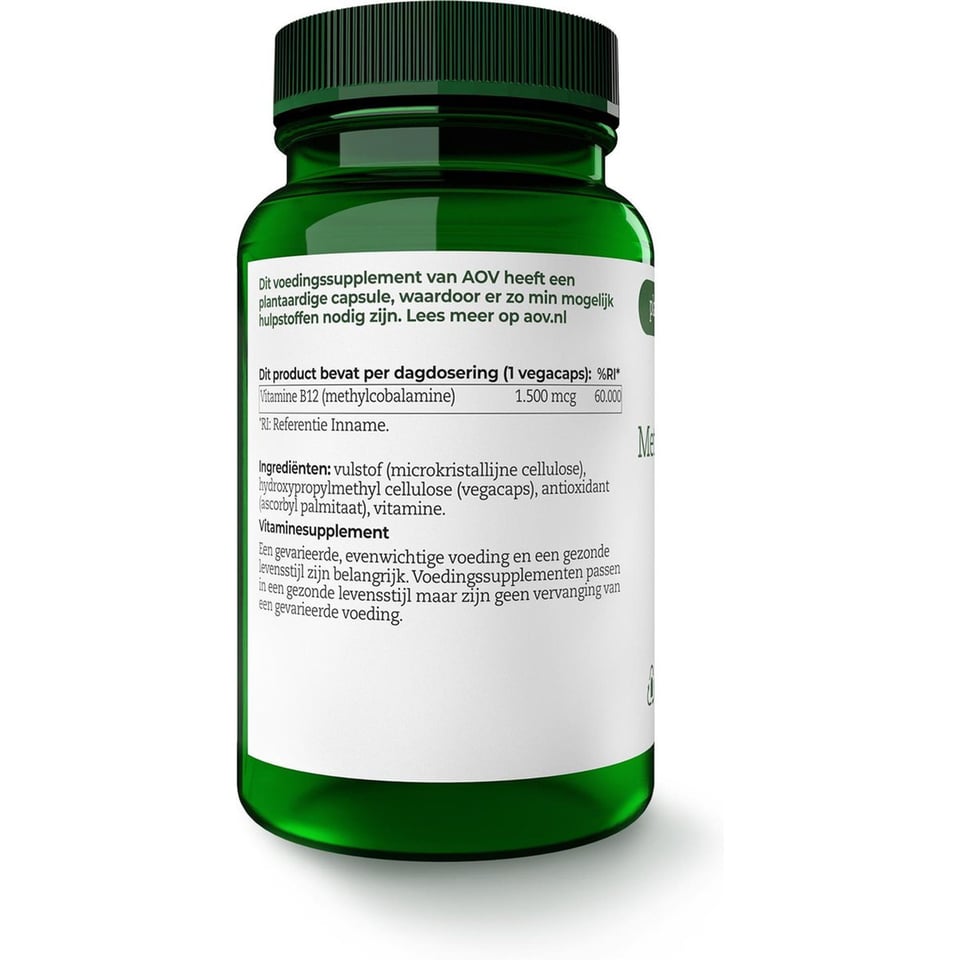 AOV 252 Methylcobalamine - 60 Vegacaps - Vitaminen - Voedingssupplementen